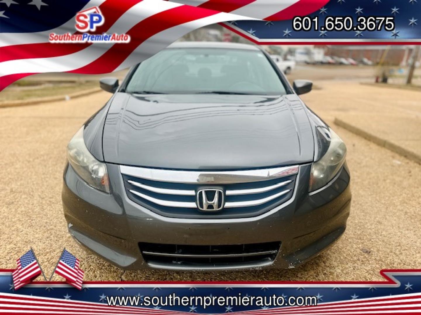 2012 GRAY HONDA ACCORD SE (1HGCP2F63CA) , located at 922 W. Beacon St., Philadelphia, MS, 39350, (601) 650-3675, 32.770447, -89.127151 - Photo#1